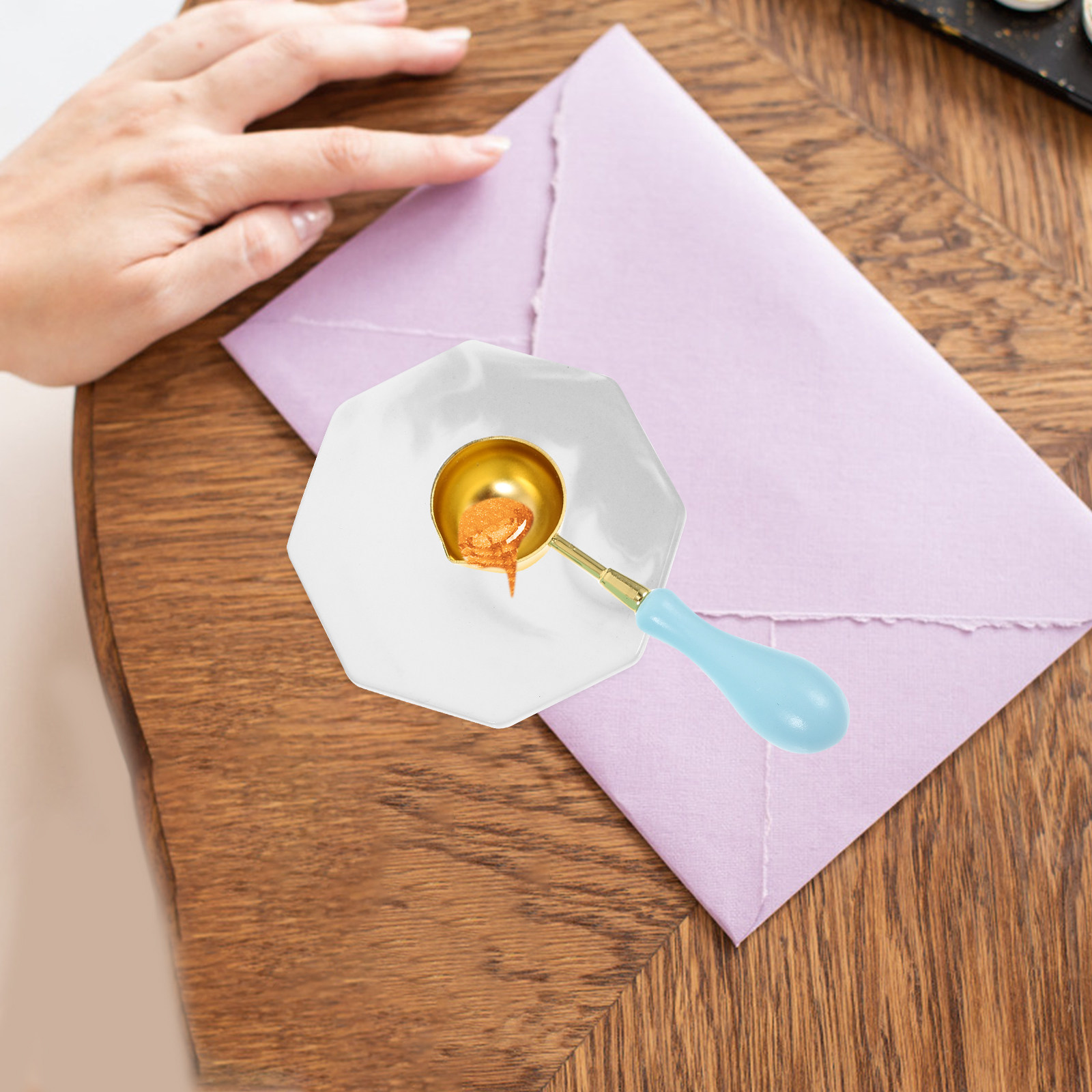 Marble Coaster Set - Marbling Pattern Wax Seal Stamp Set
