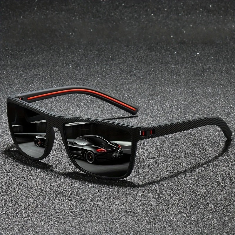 Designer Sunglasses - Fashion Vintage Square Cycling Sunglasses Men