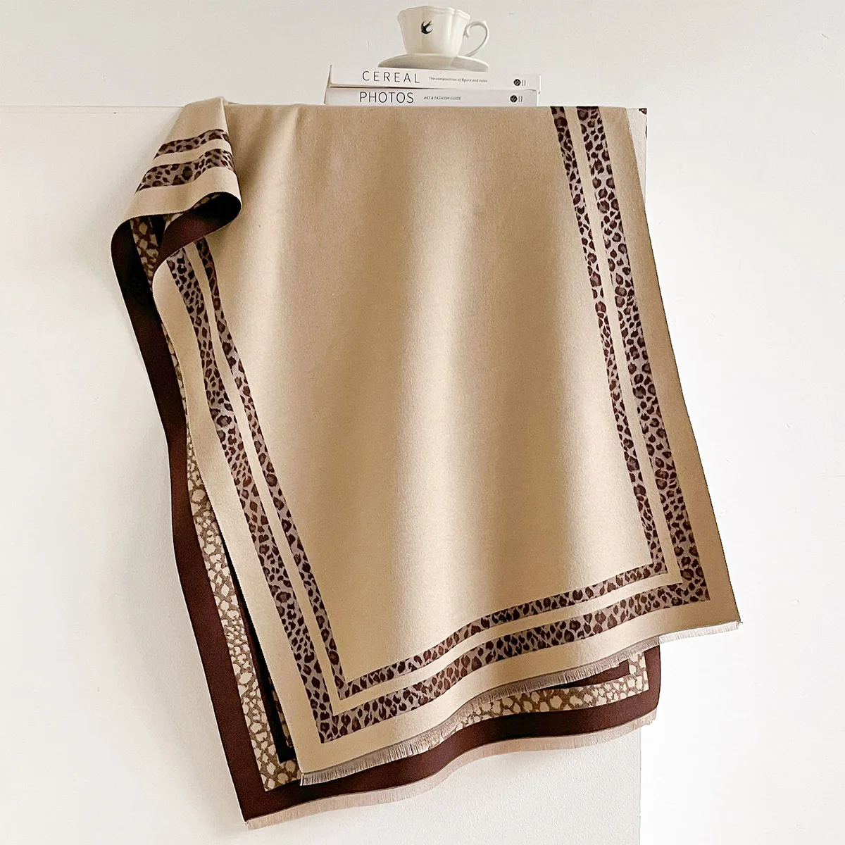 Winter Reversible Warm Large S - Cashmere Scarf ulasan dan harga