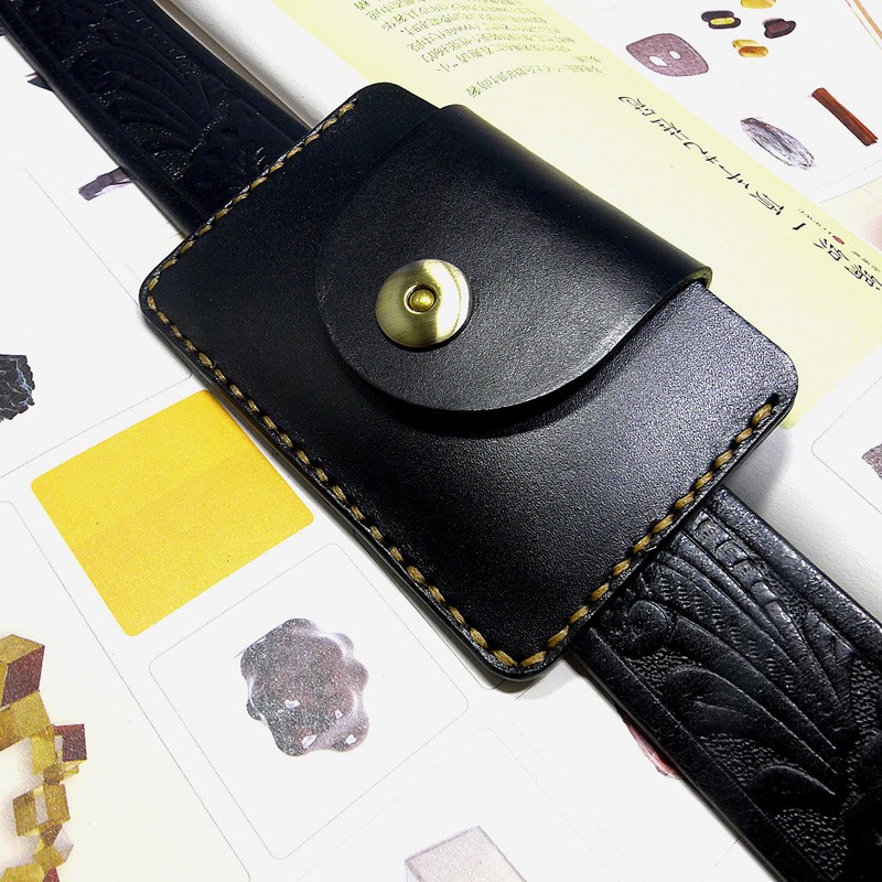 Blongk Ultra thin Waist Bag Ge - Leather Wallet Men ulasan dan harga