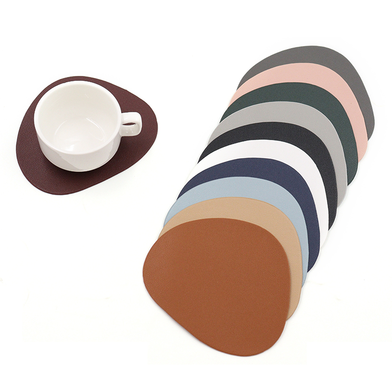 Faux Leather Placemats and Coa - Marble Coaster Set ulasan dan harga