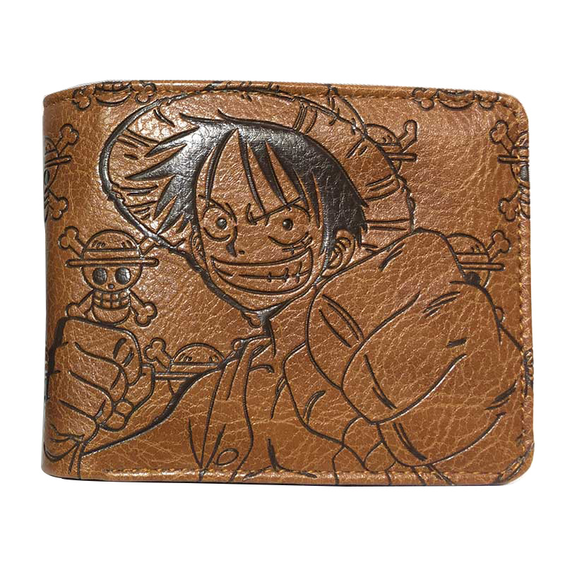 Anime One Piece Luffy Pirate S - Leather Wallet Men ulasan dan harga
