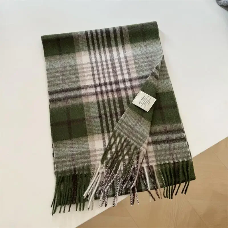 High Quality 100% Wool Scarf M - Cashmere Scarf ulasan dan harga