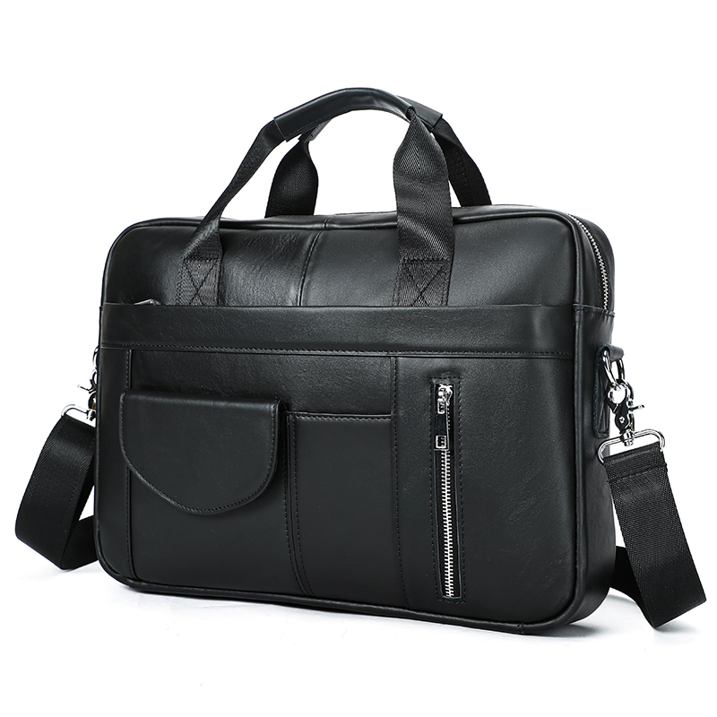 Vintage Genuine Leather Briefc - Leather Briefcase ulasan dan harga