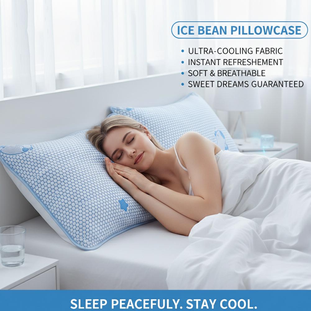 Summer Coolness Ice Silk Pillo - Silk Pillowcase ulasan dan harga