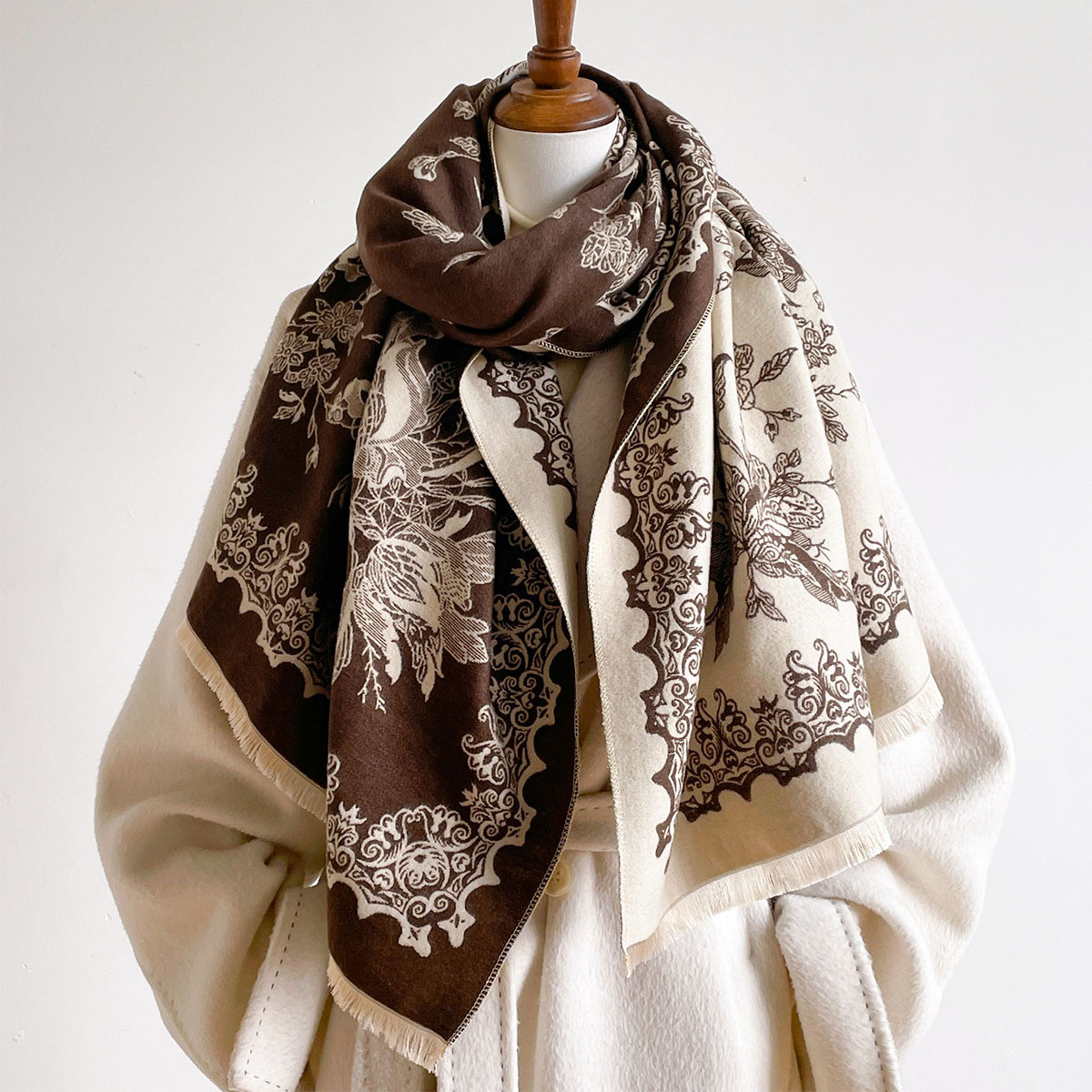 Women Imitation Cashmere Scarf - Cashmere Scarf ulasan dan harga