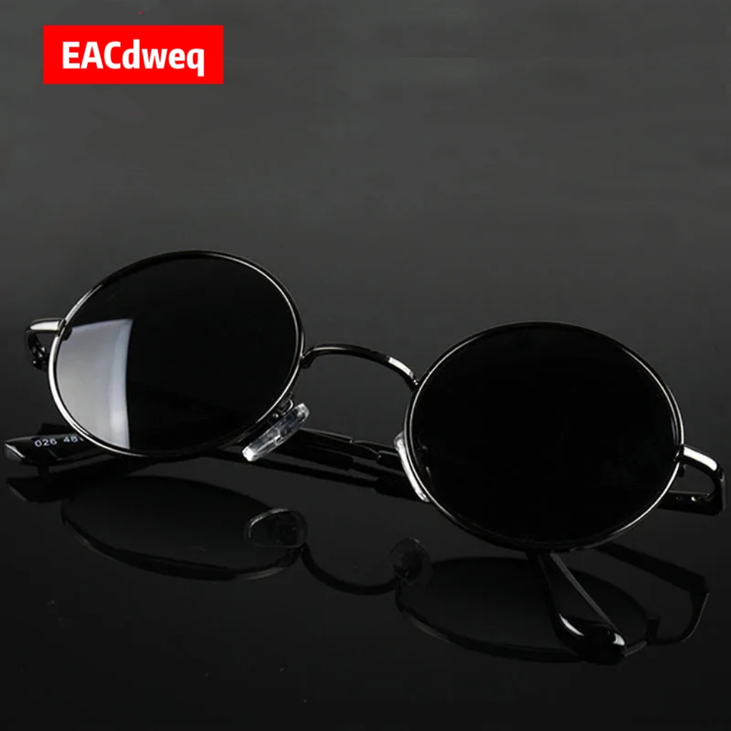 Retro Vintage Round Sunglasses - Designer Sunglasses ulasan dan harga